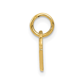 14k Yellow Gold Racing Flags Charm