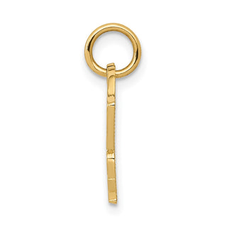 14k Yellow Gold Racing Flags w/Speed Freak Charm