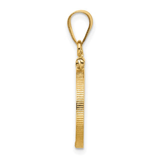 14k Yellow Gold 15.5mm Polished Screw Top Coin Bezel Pendant - Fits 2.5 Pesos
