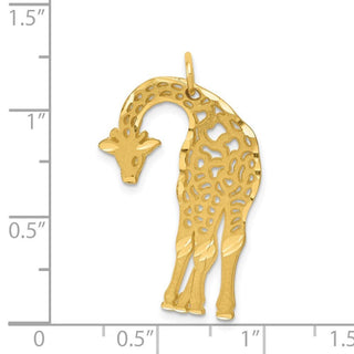 14k Yellow Gold Giraffe Charm C1907