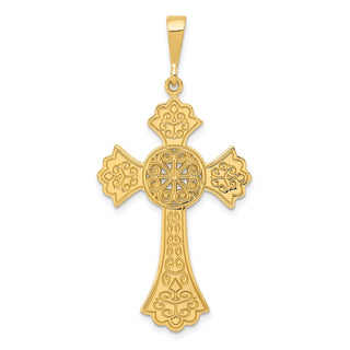 14k Yellow Gold Celtic Cross Pendant C1936