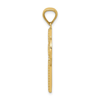 14k Yellow Gold Celtic Cross Pendant C1941