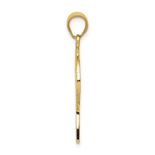 14k Yellow Gold Celtic Cross Pendant C1942