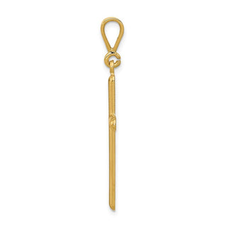 14k Yellow Gold Cross Pendant C1949