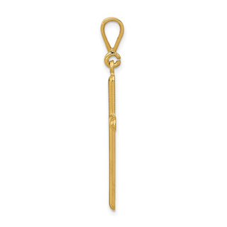 14k Yellow Gold Cross Pendant C1949