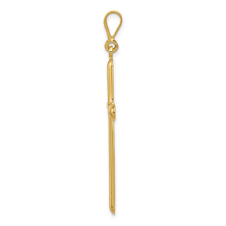 14k Yellow Gold Cross Pendant C1951