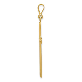 14k Yellow Gold Cross Pendant C1951