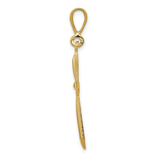 14k Yellow Gold Passion Cross Pendant C1952