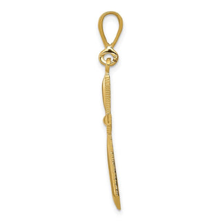 14k Yellow Gold Passion Cross Pendant C1952