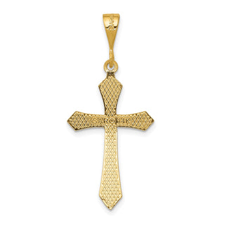 14k Yellow Gold Passion Cross Pendant C1952