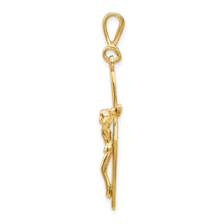 14k Yellow Gold Passion Crucifix Pendant
