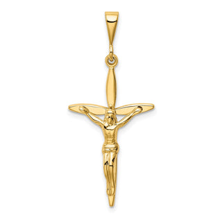 14k Yellow Gold Passion Crucifix Pendant
