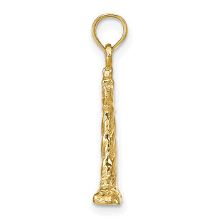 14k Yellow Gold 3-D St. Augustine Lighthouse Pendant