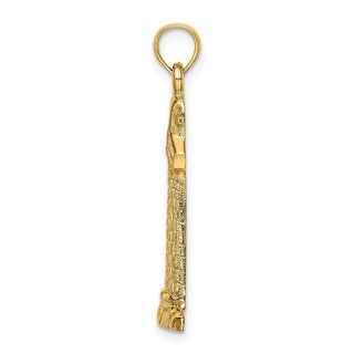 14k Yellow Gold Lighthouse Pendant C2453