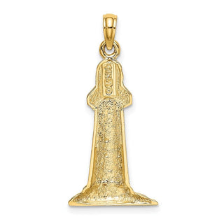 14k Yellow Gold Lighthouse Pendant C2453