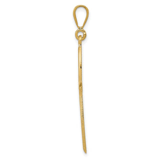 14k Yellow Gold Passion Cross Pendant C2713