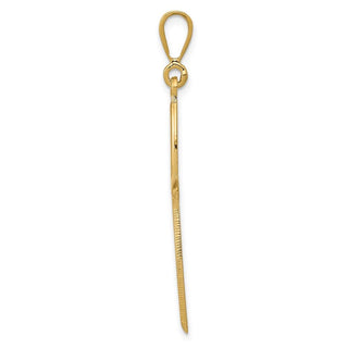 14k Yellow Gold Passion Cross Pendant C2713