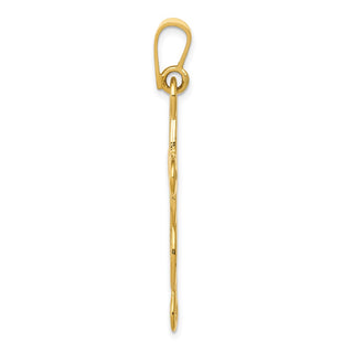 14k Yellow Gold Polished Cross Pendant C2739