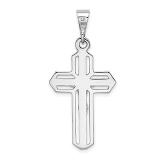 14k White Gold Crucifix Pendant C2768