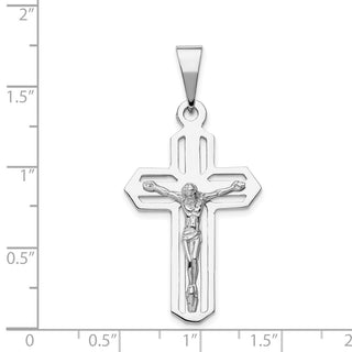 14k White Gold Crucifix Pendant C2768