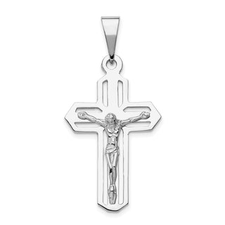 14k White Gold Crucifix Pendant C2768