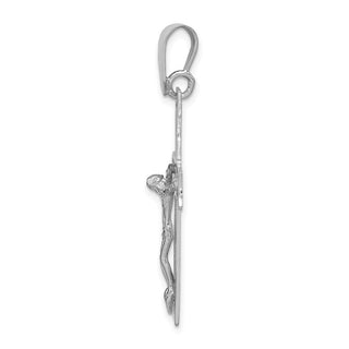 14k White Gold Crucifix Pendant C2773