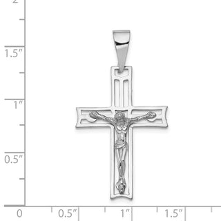 14k White Gold Crucifix Pendant C2773