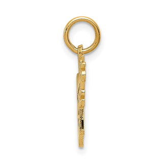 14k Yellow Gold Daddys Little Girl Charm C279