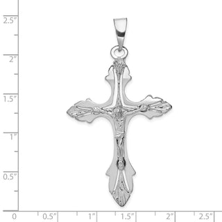 14k White Gold Crucifix Pendant C2808