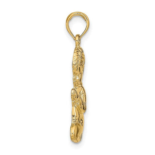 14k Yellow Gold Praying Boy Pendant C2819