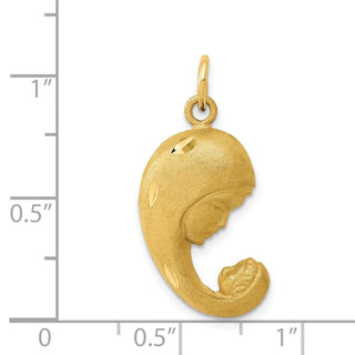 14k Yellow Gold Mother and Baby Charm