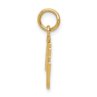 14k Yellow Gold 25th Anniversary Charm C287