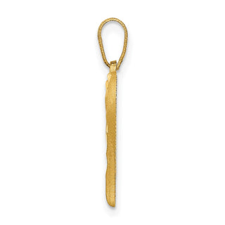 14k Yellow Gold Polished Heart Pendant C292