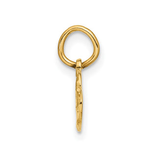 14k Yellow Gold Heart Charm C306