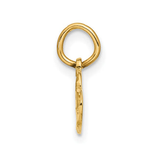 14k Yellow Gold Heart Charm C306