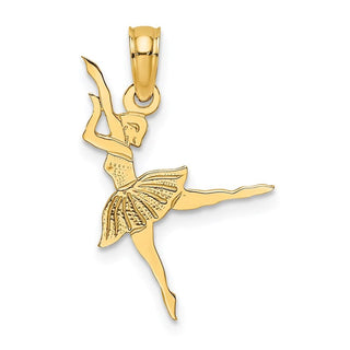 14k Yellow Gold Ballerina Pendant C3130