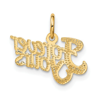 14k Yellow Gold Forever Yours Charm