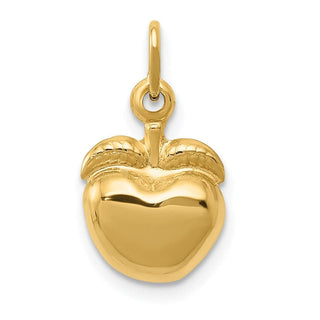 14k Yellow Gold Apple Charm C3203