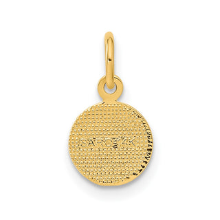 14k Yellow Gold Small Polished Angel Charm