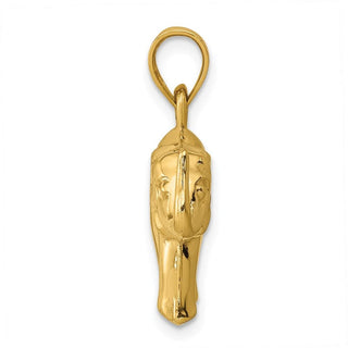14k Yellow Gold Elephant Pendant C3534