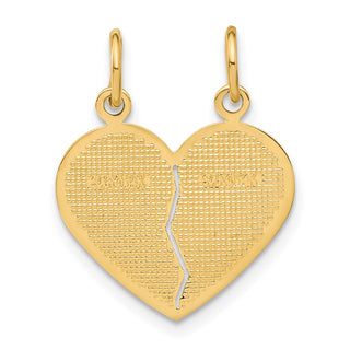 14k Yellow Gold Break-Apart Mom and Daughter Charm