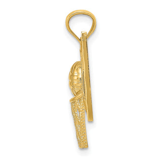 14k Yellow Gold Basketball Pendant C3583