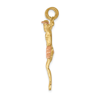 14k Yellow and Rose Gold Corpus Christi Pendant C3711
