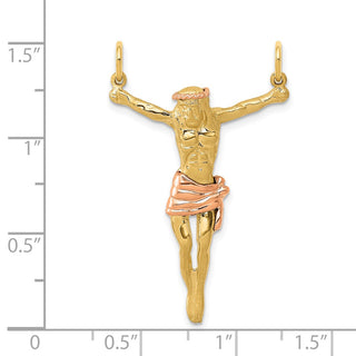 14k Yellow and Rose Gold Corpus Christi Pendant C3711
