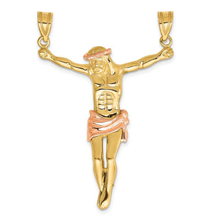 14k Yellow and Rose Gold Corpus Christi Pendant C3712