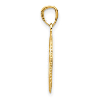 14k Yellow Gold Filigree Star Of David Pendant