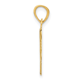 14k Yellow Gold #1 Soccer Story w/ Cleats and Ball Pendant