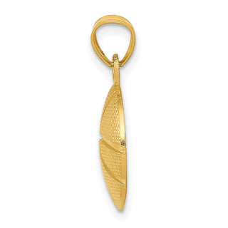 14k Yellow Gold Basketball Pendant C3774