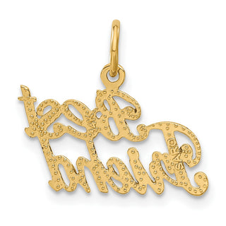 14k Yellow Gold Best Friend Charm