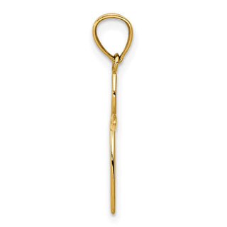 14k Yellow Gold Passion Cross Pendant